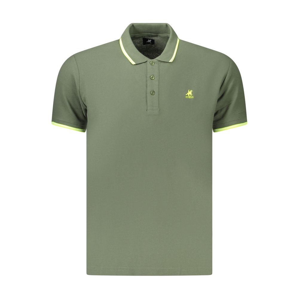 U.S. Grand Green Cotton Men's Polo U.S. Grand