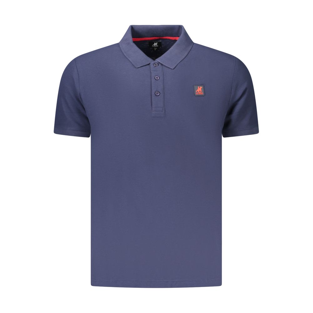 U.S. Grand Blue Cotton Men's Polo Shirt U.S. Grand