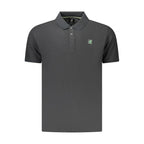 U.S. Grand Black Cotton Men's Polo Shirt U.S. Grand