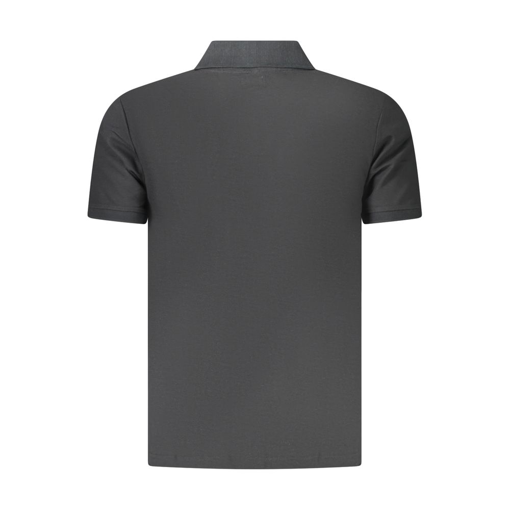 U.S. Grand Black Cotton Men's Polo Shirt U.S. Grand