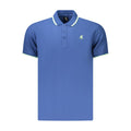 U.S. Grand Blue Cotton Men Polo Shirt U.S. Grand