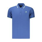 U.S. Grand Blue Cotton Men Polo Shirt U.S. Grand