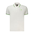 U.S. Grand White Cotton Men's Polo Shirt U.S. Grand