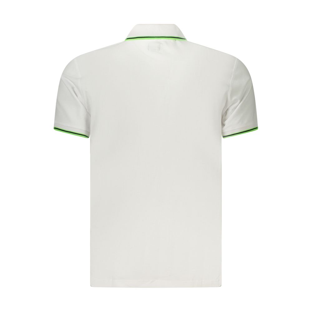 U.S. Grand White Cotton Men's Polo Shirt U.S. Grand