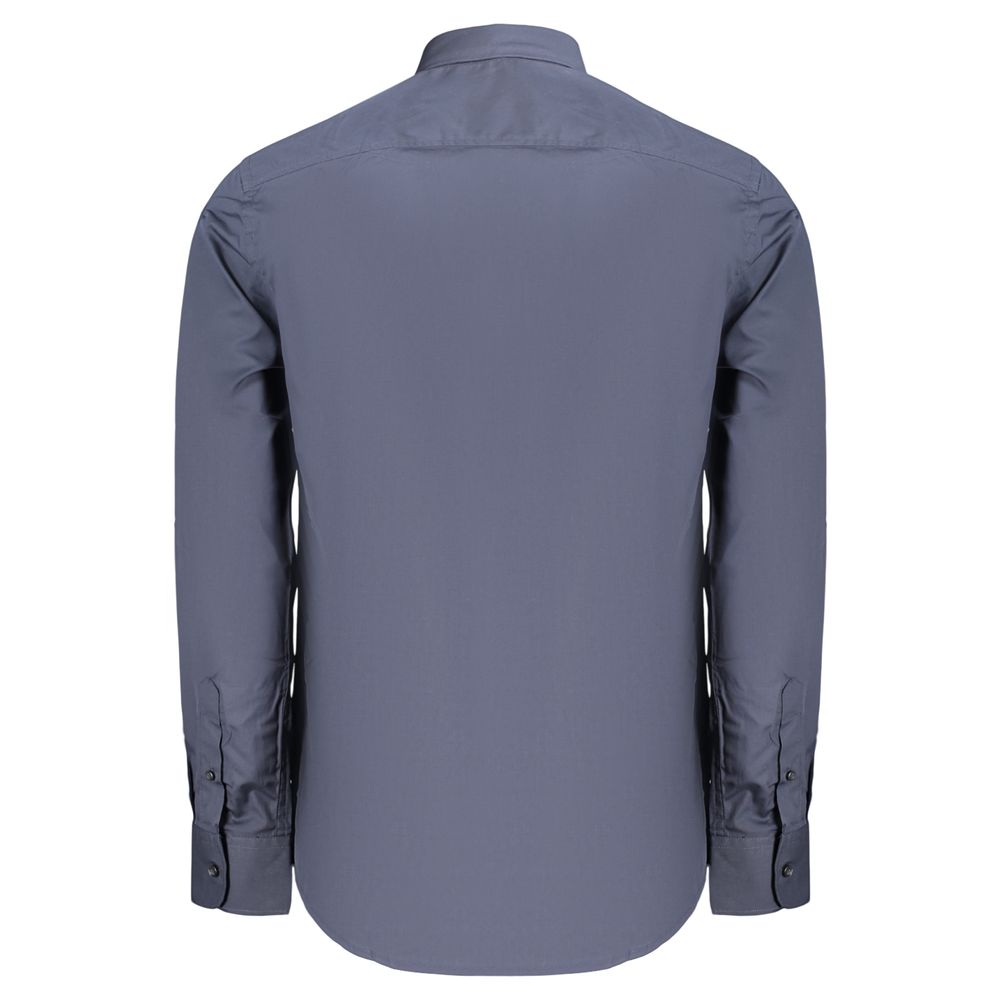 U.S. Grand Blue Cotton Men's Shirt U.S. Grand