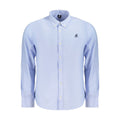 U.S. Grand Azzurro Cotton Men Shirt U.S. Grand