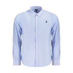 U.S. Grand Azzurro Cotton Men Shirt U.S. Grand