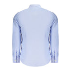 U.S. Grand Azzurro Cotton Men Shirt U.S. Grand