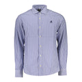 U.S. Grand Blue Cotton Men's Shirt U.S. Grand