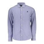 U.S. Grand Blue Cotton Men's Shirt U.S. Grand