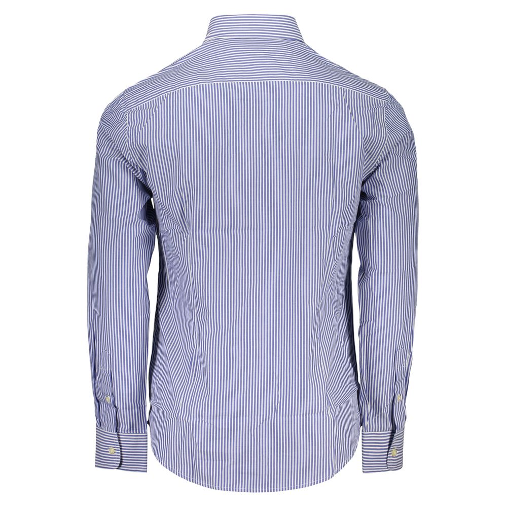 U.S. Grand Blue Cotton Men's Shirt U.S. Grand
