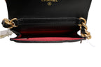Chanel 19 Flap Coin Purse Quilted Leather Black Crossbody Chanel