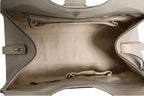 Gucci White Leather Stirrup Top Handle Bag Gucci