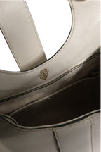 Gucci White Leather Stirrup Top Handle Bag Gucci