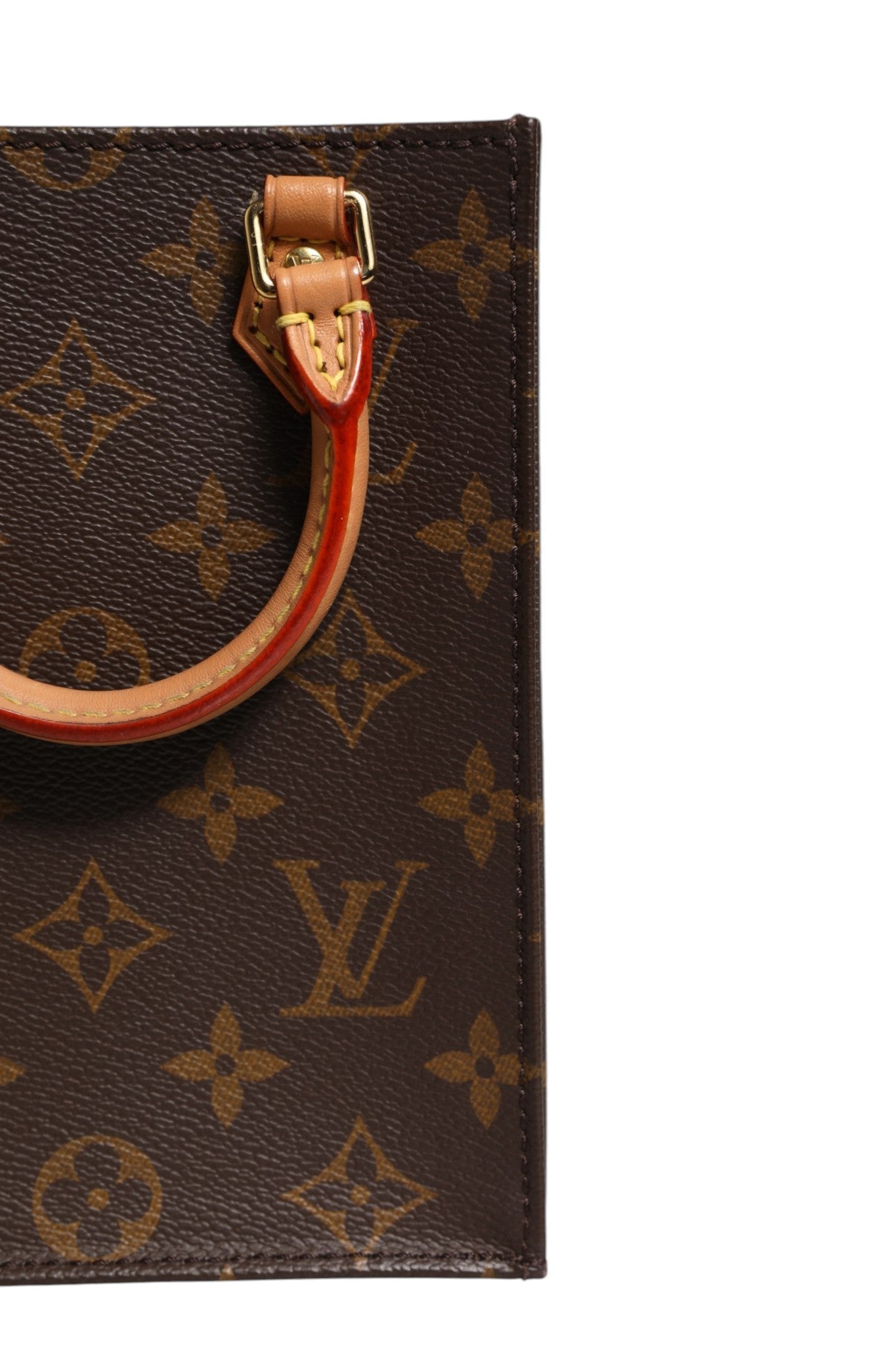 Louis Vuitton Monogram Canvas Petit Sac Plat Bag Louis Vuitton