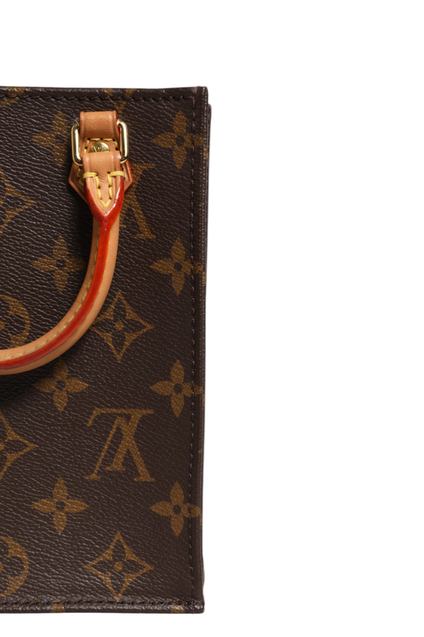 Louis Vuitton Monogram Canvas Petit Sac Plat Bag Louis Vuitton