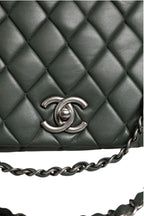 Chanel Quilted Lambskin Leather New Bubble Flap Bag Chanel