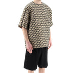 Valentino Brown Silk T-Shirt Valentino