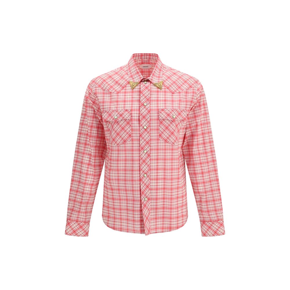 Versace Multicolor Cotton Shirt Versace