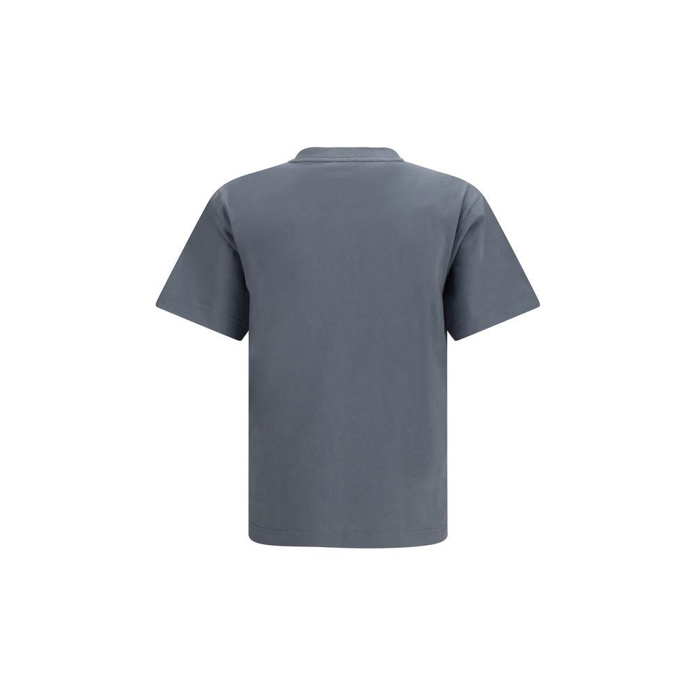 Burberry Gray Cotton T-Shirt Burberry