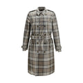 Burberry Brown Polyester Trench Coat Burberry