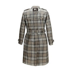 Burberry Brown Polyester Trench Coat Burberry