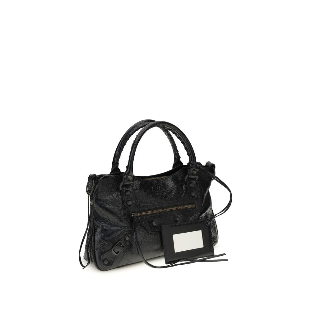 Balenciaga Black Lamb Ovis Aries Aries Shoulder Bag Balenciaga