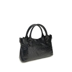Balenciaga Black Lamb Ovis Aries Aries Shoulder Bag Balenciaga