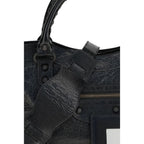 Balenciaga Black Lamb Ovis Aries Aries Shoulder Bag Balenciaga