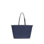 Fendi Blue Cotton Shoulder Bag Fendi
