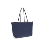 Fendi Blue Cotton Shoulder Bag Fendi