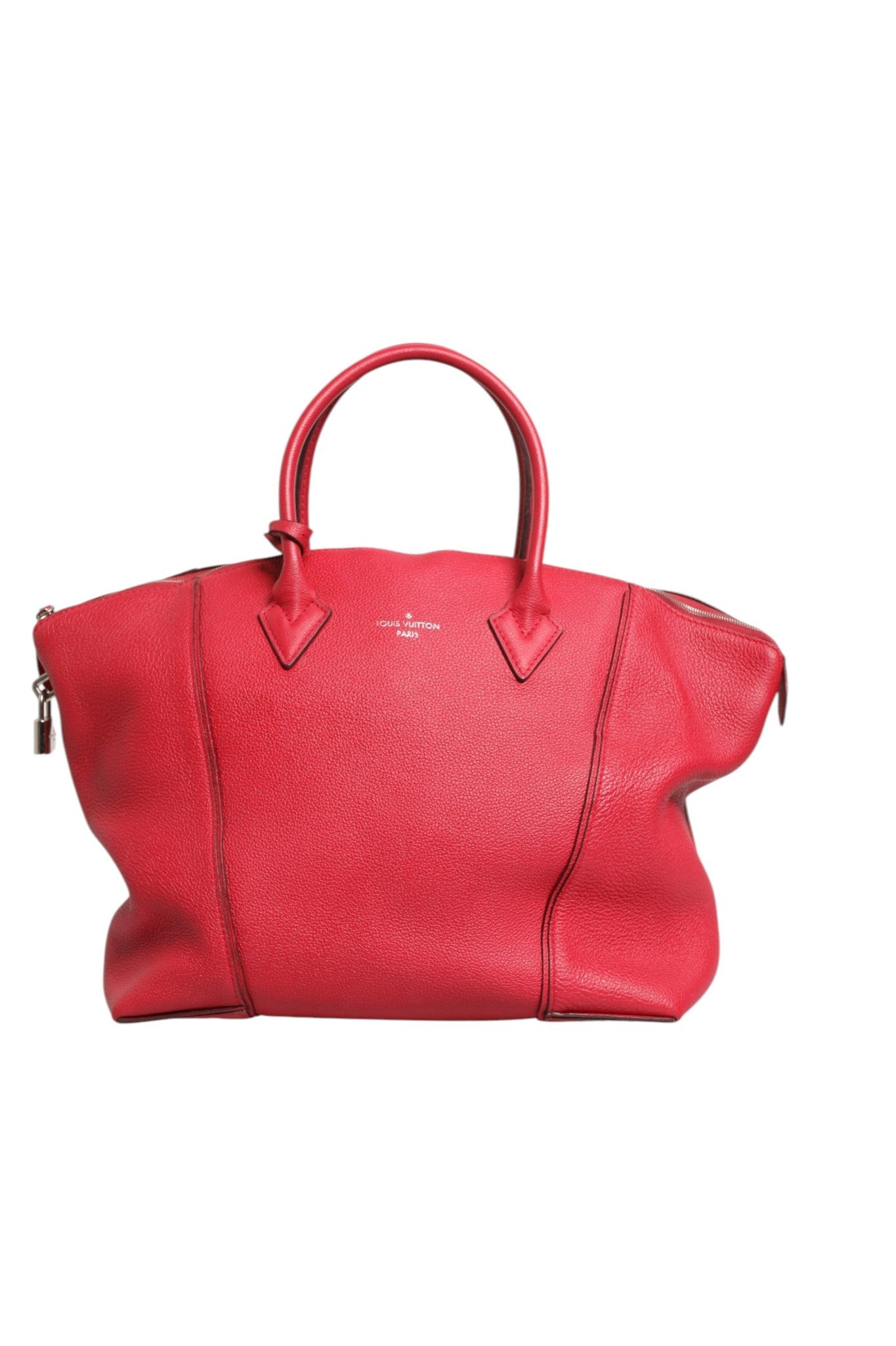 Louis Vuitton Griotte Taurillon Leather Soft Lockit MM Crossbody Bag Louis Vuitton