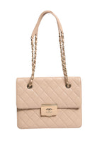 Chanel Quilted Leather Beauty Lock Flap Bag Chanel