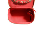 Chanel Raffia Jute Striped Mini Vanity Case Chanel