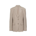 Prada Beige Mohair Blazer Prada
