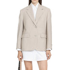Prada Beige Mohair Blazer Prada