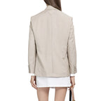 Prada Beige Mohair Blazer Prada