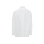 Burberry White Cotton Dress Shirt Burberry