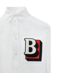 Burberry White Cotton Dress Shirt Burberry
