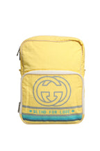 Yellow Nylon Gucci Blind For Love Backpack Gucci