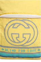Yellow Nylon Gucci Blind For Love Backpack Gucci
