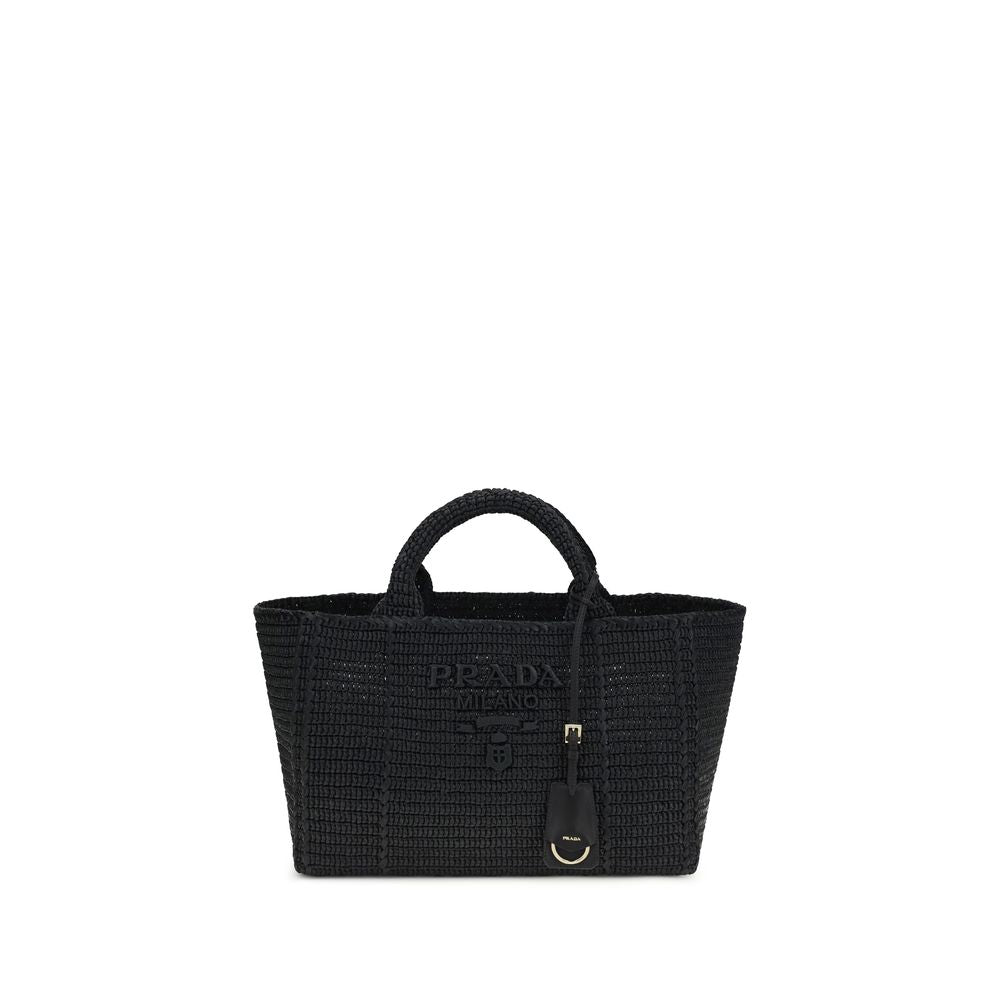 Prada Black Viscose Shoulder Bag Prada