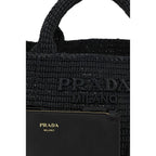 Prada Black Viscose Shoulder Bag Prada