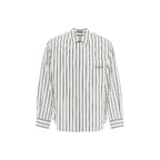 Dior White Cotton Pattern Shirt Dior