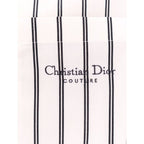Dior White Cotton Pattern Shirt Dior