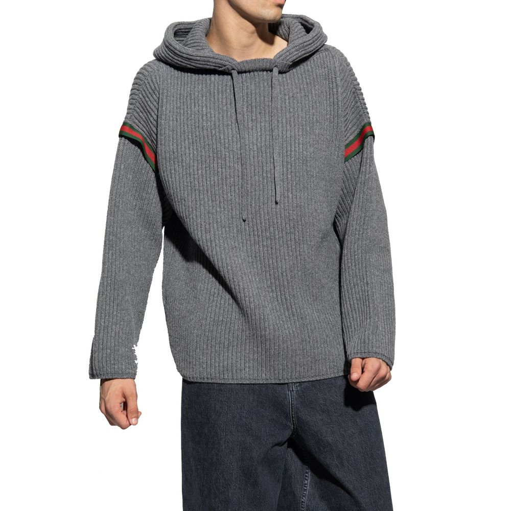 Gucci Gray Cashmere Sweatshirt Gucci
