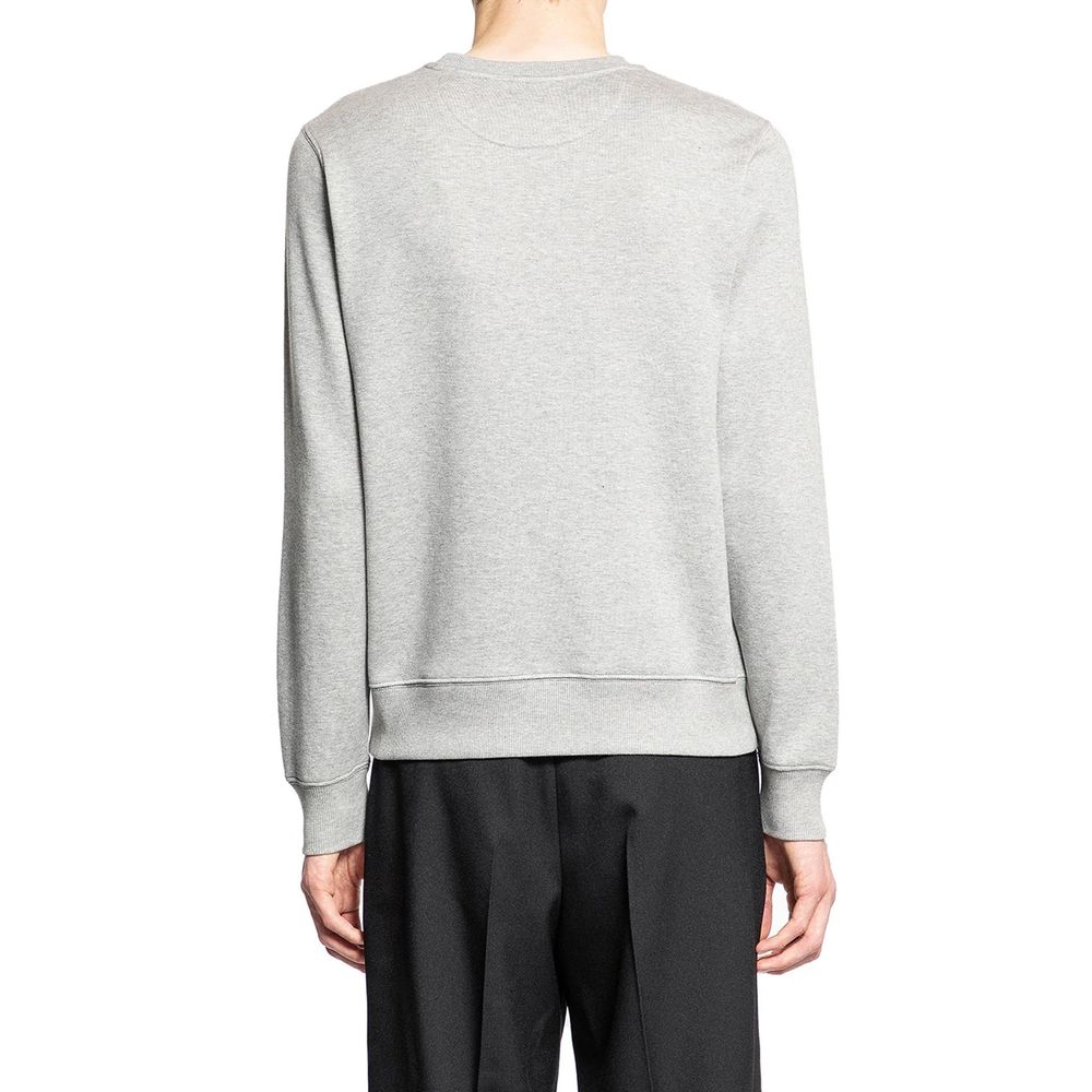 Valentino Gray Cotton Sweatshirt Valentino