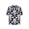 Valentino Black Silk Pattern Shirt Valentino