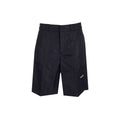 Valentino Black Nylon Bermuda Shorts Valentino
