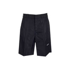 Valentino Black Nylon Bermuda Shorts Valentino